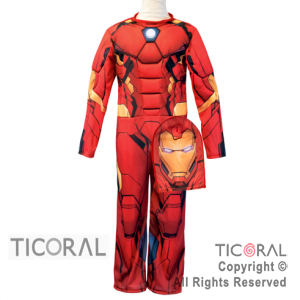 DISFRAZ IRONMAN CON MUSCULO TALLE 1 X 1